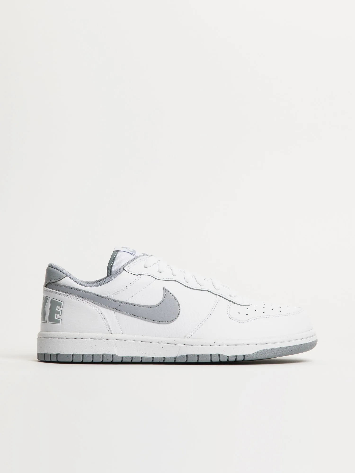 MENS NIKE BIG NIKE LOW SNEAKER - WHITE/WOLF GREY sold by Blackwell