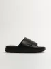 MENS NIKE CALM SLIDES - BLACK sold by Blackwell
