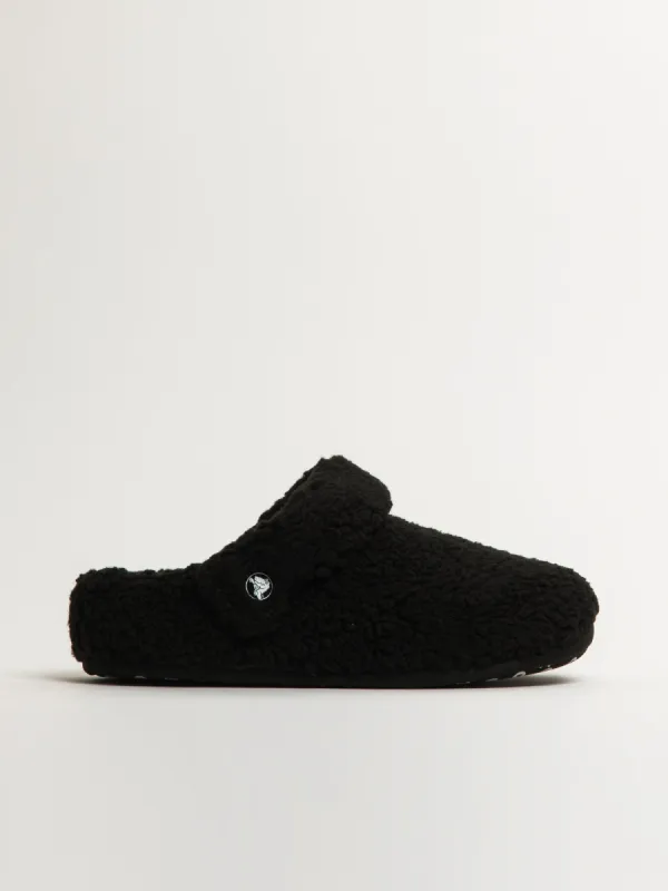 WOMENS CROCS CLASSIC COZZZY SLIPPER - BLACK sold by Blackwell