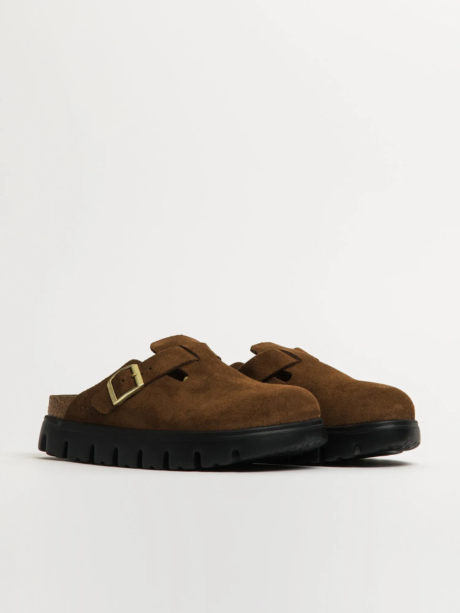 WOMENS BIRKENSTOCK BOSTON CHUNKY SUEDE - DARK TEA sold by Blackwell product image thumbnail 2