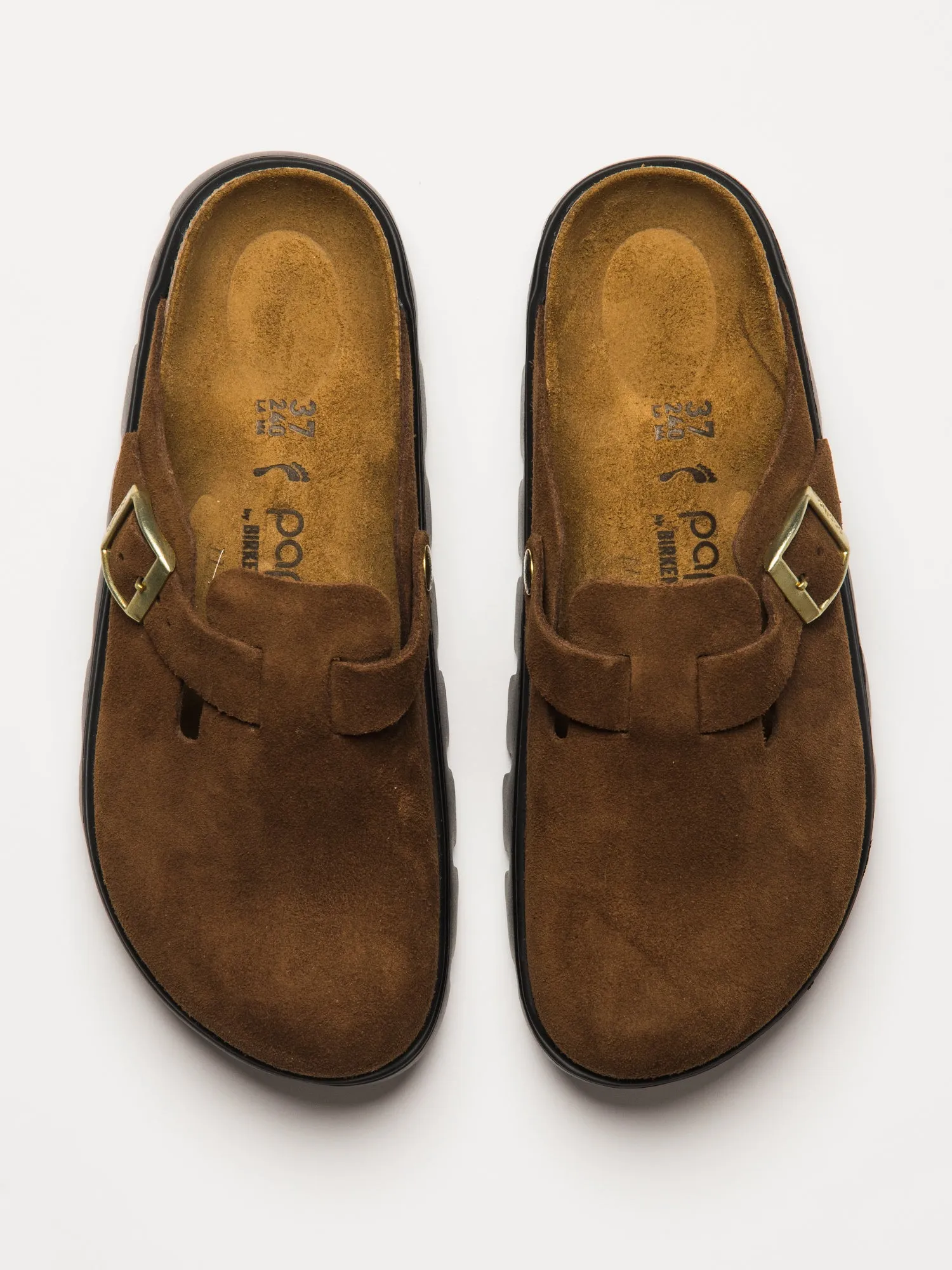 WOMENS BIRKENSTOCK BOSTON CHUNKY SUEDE - DARK TEA sold by Blackwell product image thumbnail 4