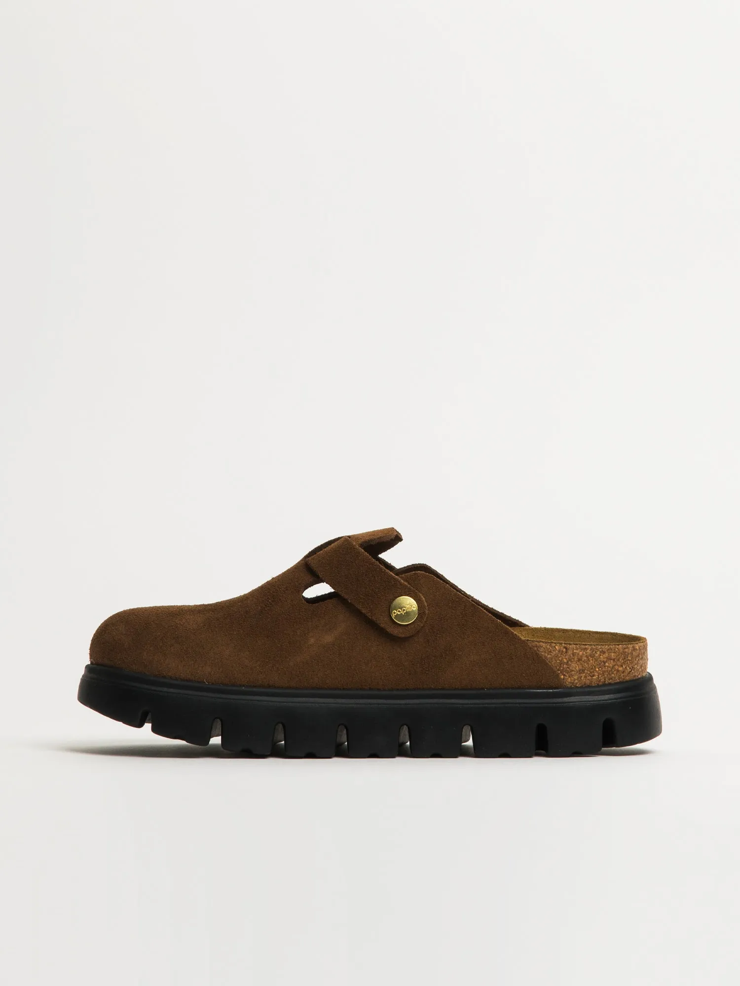 WOMENS BIRKENSTOCK BOSTON CHUNKY SUEDE - DARK TEA sold by Blackwell product image thumbnail 3