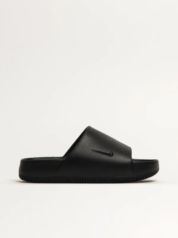 WOMENS NIKE CALM SLIDES - BLACK sold by Blackwell