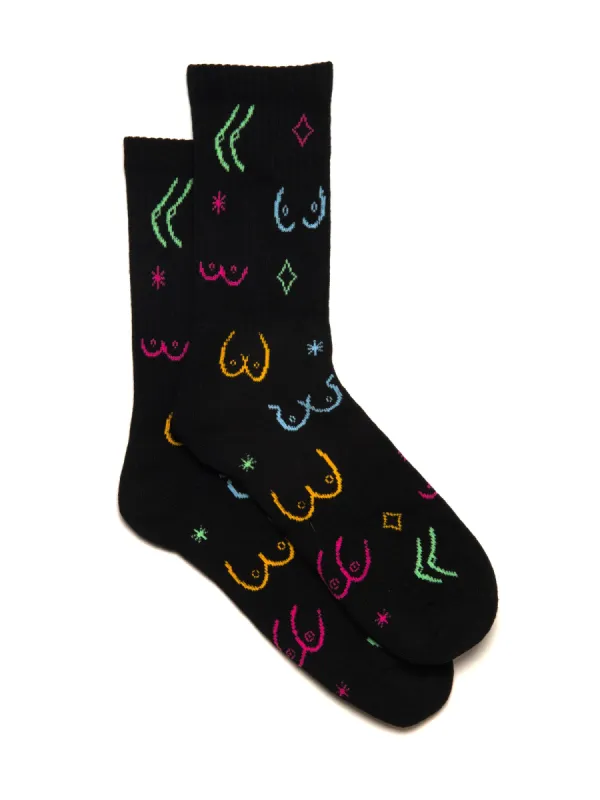 SCOUT & TRAIL BOOBS SOCK - BLACK sold by Blackwell