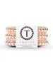 TELETIES HAIR TIE SMALL - METALLIC PINK sold by Blackwell