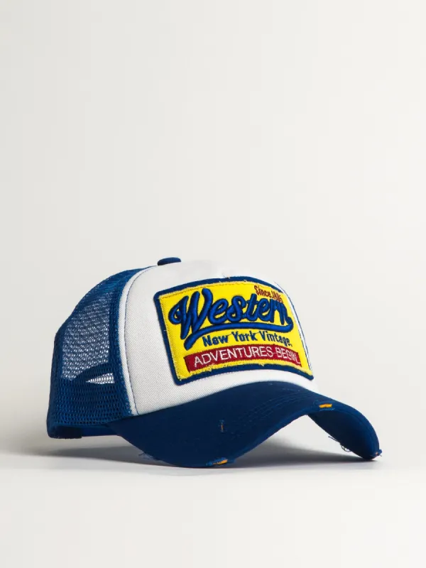 PRINCESS POLLY ADVENTURES TRUCKER - BLUE sold by Blackwell