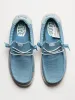 MENS HEYDUDE WALLY STRETCH SOX SLIP-ON - CLOUD BLUE sold by Blackwell