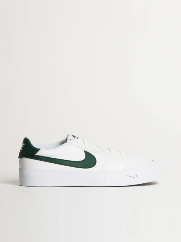 MENS NIKE COURT SHOT SNEAKER - WHITE/GREEN sold by Blackwell