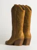 WOMENS HARLOW STASSIE COWBOY BOOTS - TAN sold by Blackwell