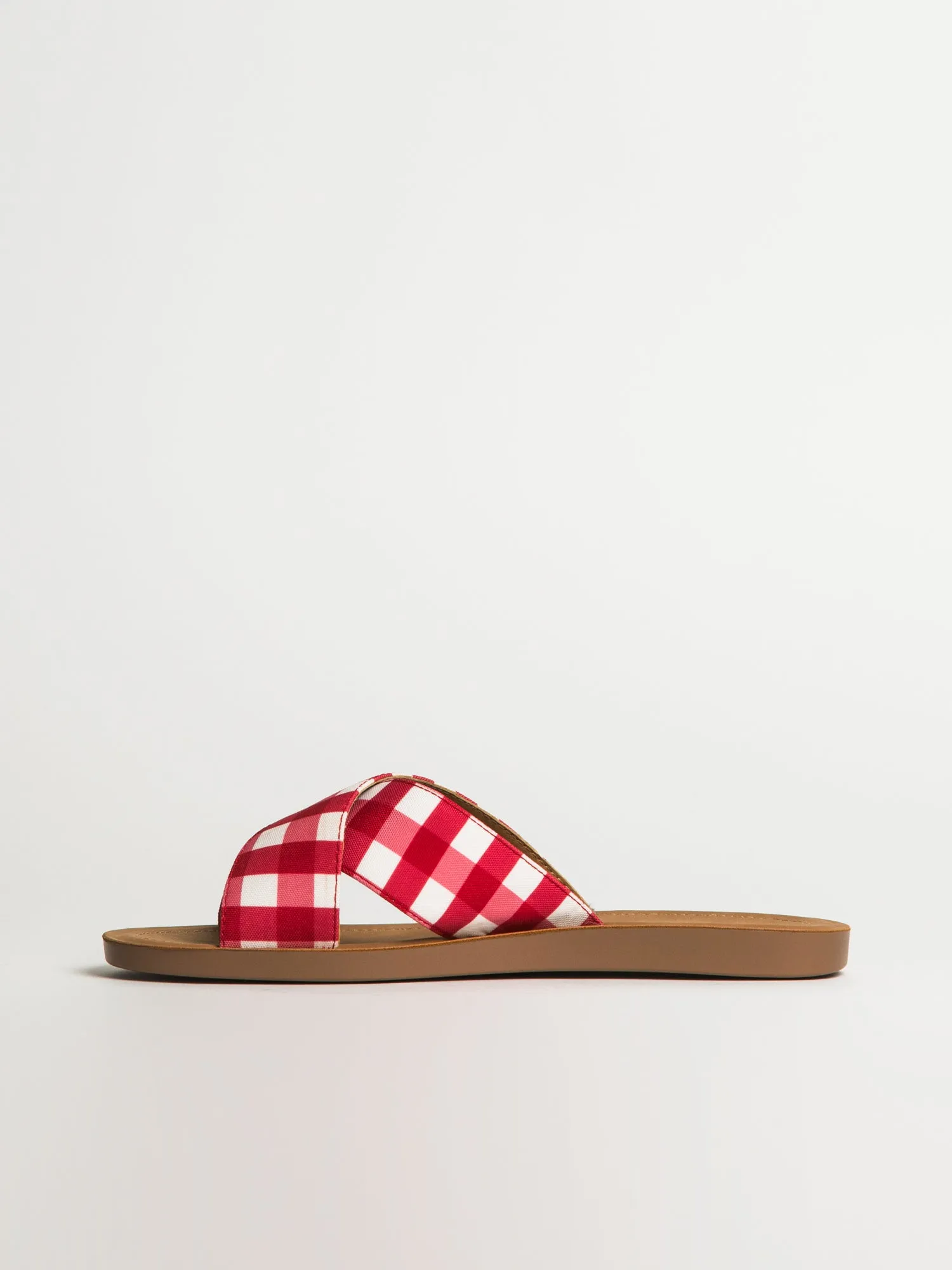 WOMENS HARLOW CAMI SANDALS - RED GINGHAM sold by Blackwell product image thumbnail 3