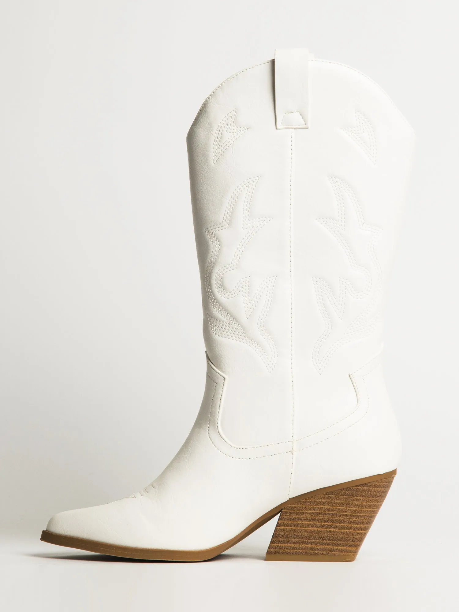 WOMENS HARLOW STASSIE COWBOY BOOTS - WHITE sold by Blackwell product image thumbnail 3