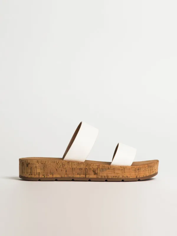 WOMENS HARLOW TESSA SANDALS - WHITE sold by Blackwell