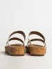 WOMENS HARLOW TESSA SANDALS - WHITE sold by Blackwell