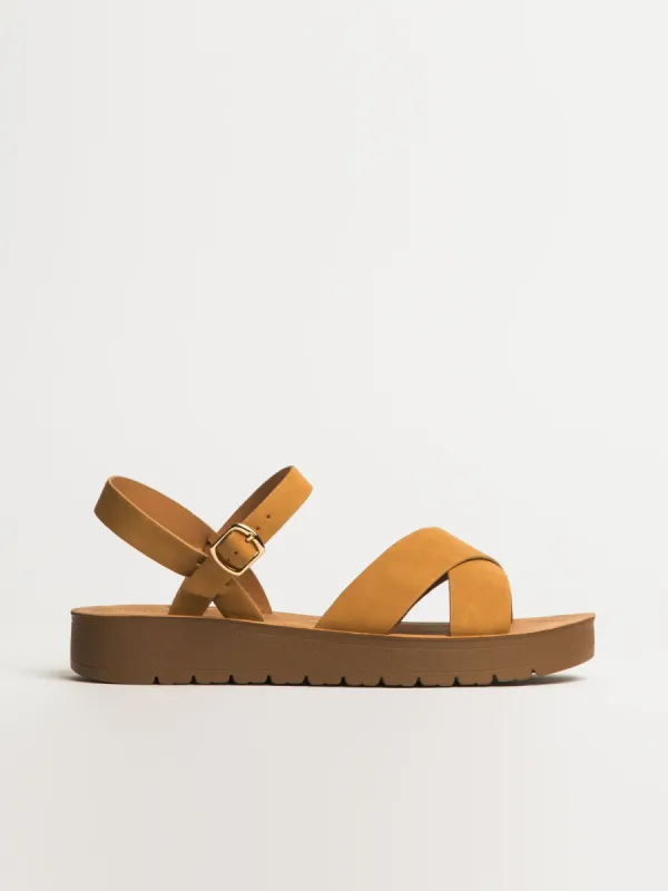 WOMENS HARLOW CHARLIE SANDALS - NATURAL sold by Blackwell