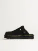WOMENS DR MARTENS ZEBZAG SUEDE MULE - BLACK sold by Blackwell