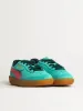 WOMENS PUMA PALERMO SNEAKER - TEAL/PINK sold by Blackwell