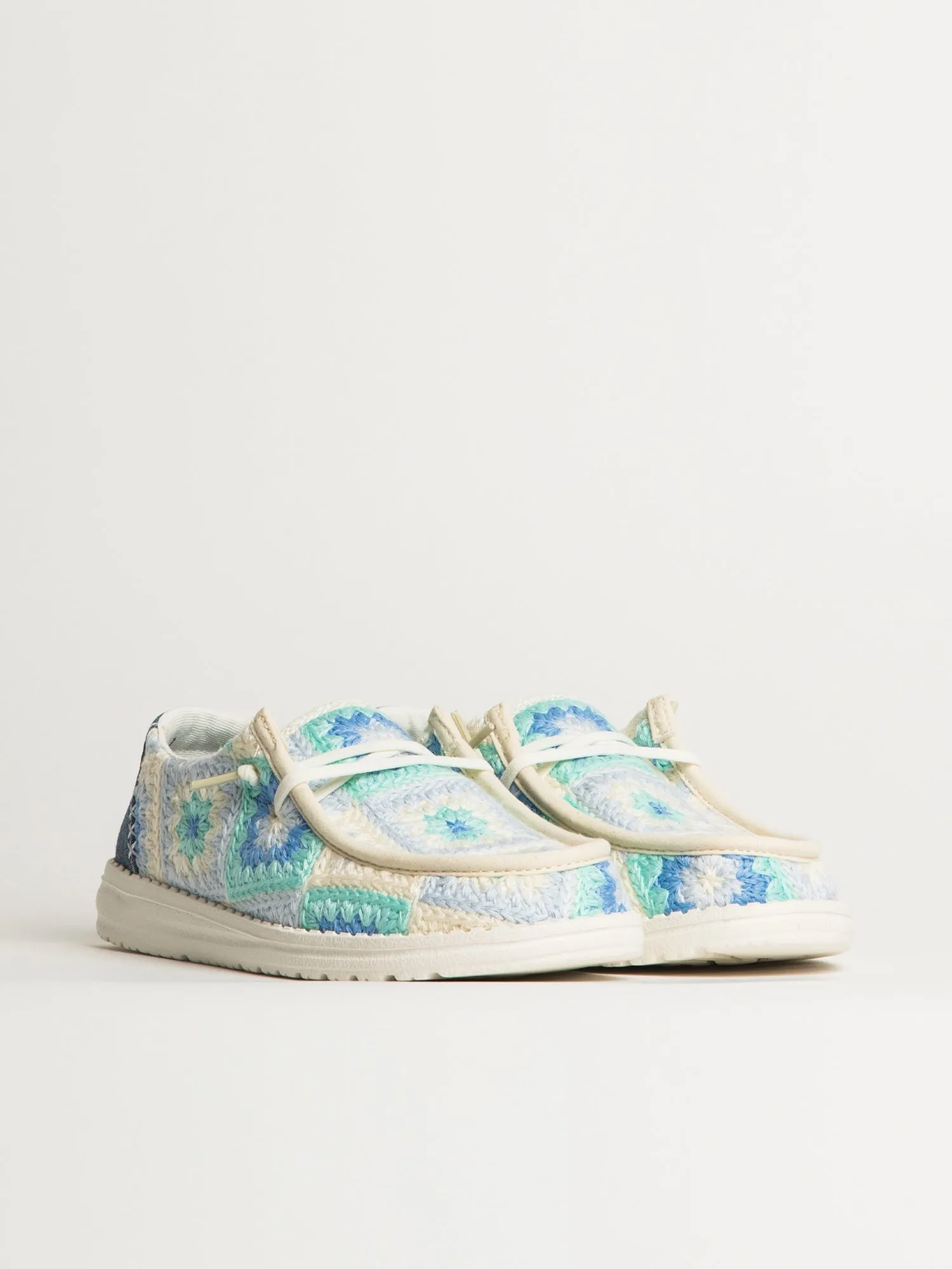 WOMENS HEYDUDE WENDY COTTAGE CROCHET SNEAKER - BLUE sold by Blackwell product image thumbnail 2