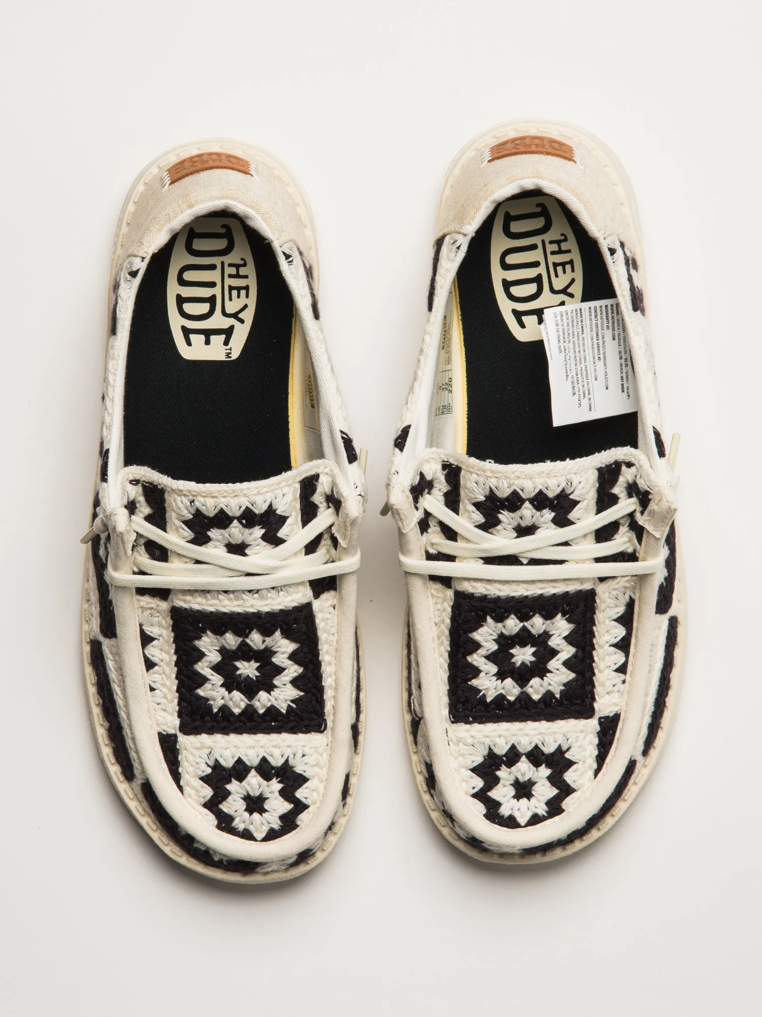 WOMENS HEYDUDE WENDY COTTAGE CROCHET SNEAKER - MULTI sold by Blackwell product image thumbnail 4