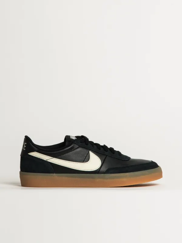 MENS NIKE KILLSHOT 2 LEATHER SNEAKER - BLACK/GUM YELLOW/SAIL sold by Blackwell