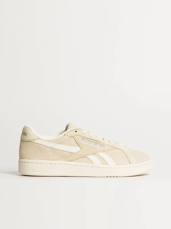 WOMENS REEBOK CLUB C GROUNDS UK SNEAKER - CHALK sold by Blackwell