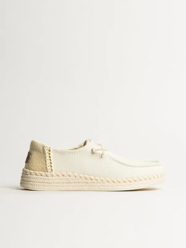 WOMENS HEYDUDE WENDY WOVEN ESPADRILLE sold by Blackwell