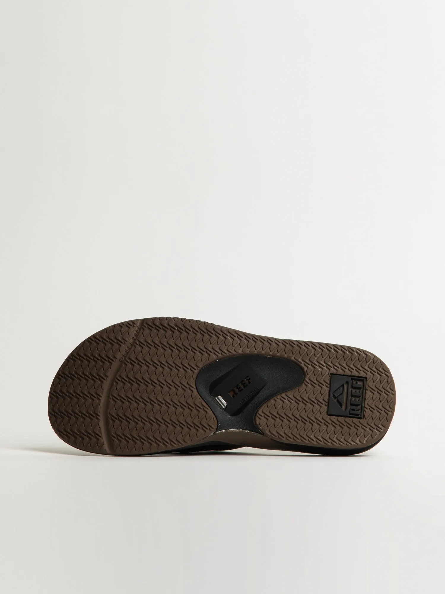 MENS REEF FANNING SLIDES - BLACK/TAN sold by Blackwell product image thumbnail 5