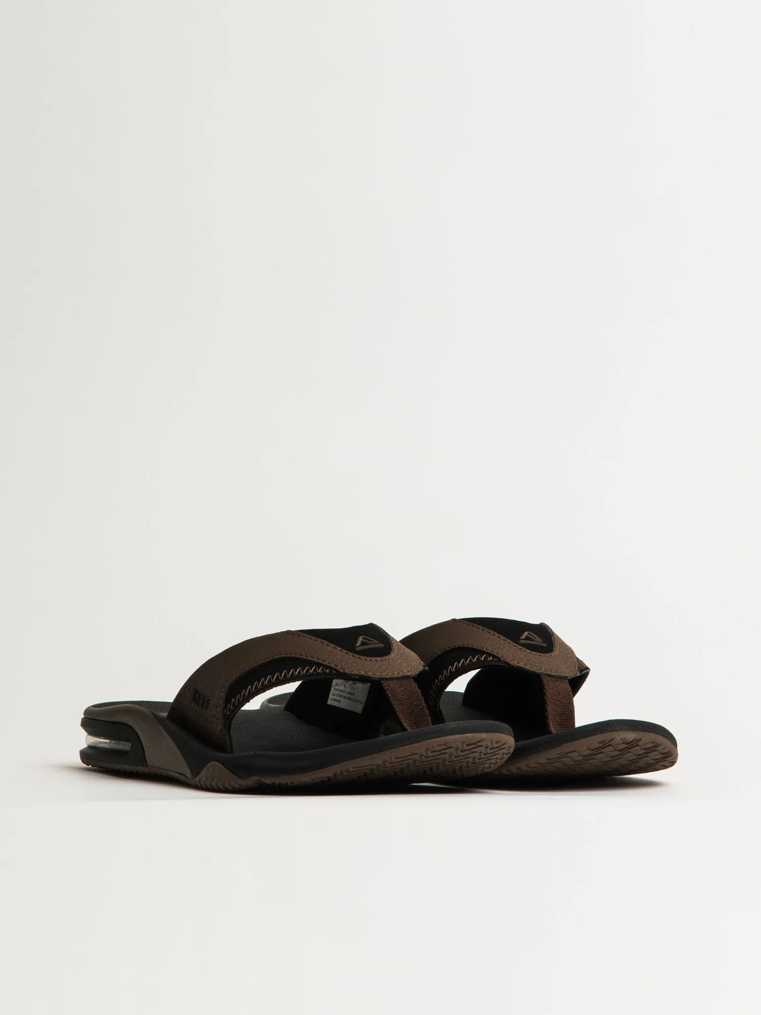 MENS REEF FANNING SLIDES - BLACK/TAN sold by Blackwell product image thumbnail 2