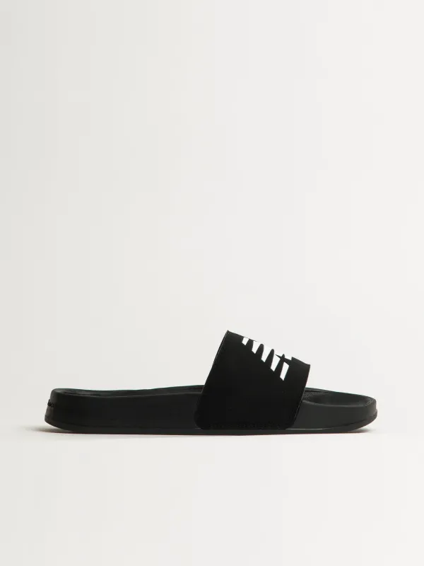 WOMENS NEW BALANCE THE 200 SLIDE - BLACK sold by Blackwell