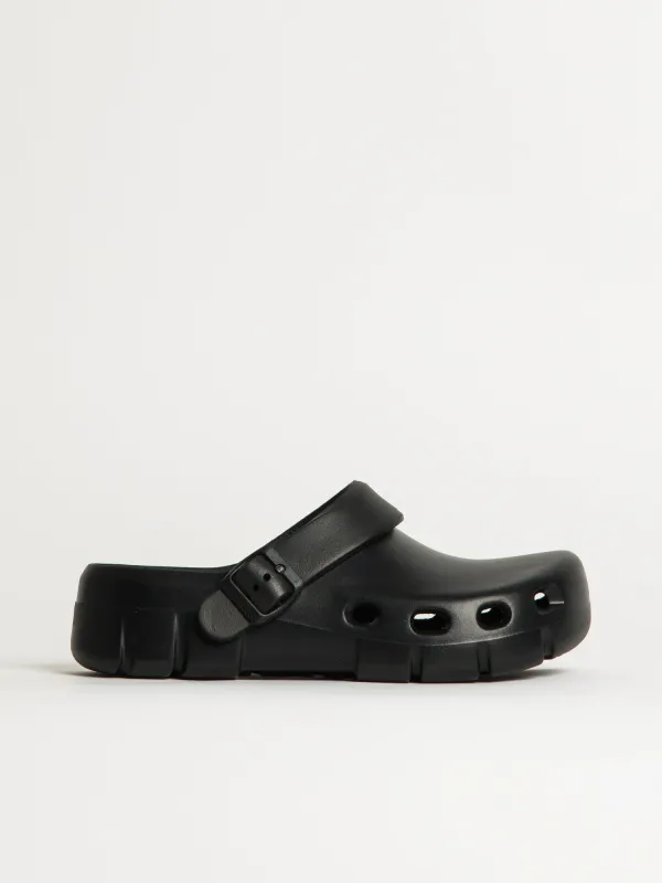 WOMENS BIRKENSTOCK BIRKI FLOW EVA CLOG - REGULAR - BLACK sold by Blackwell