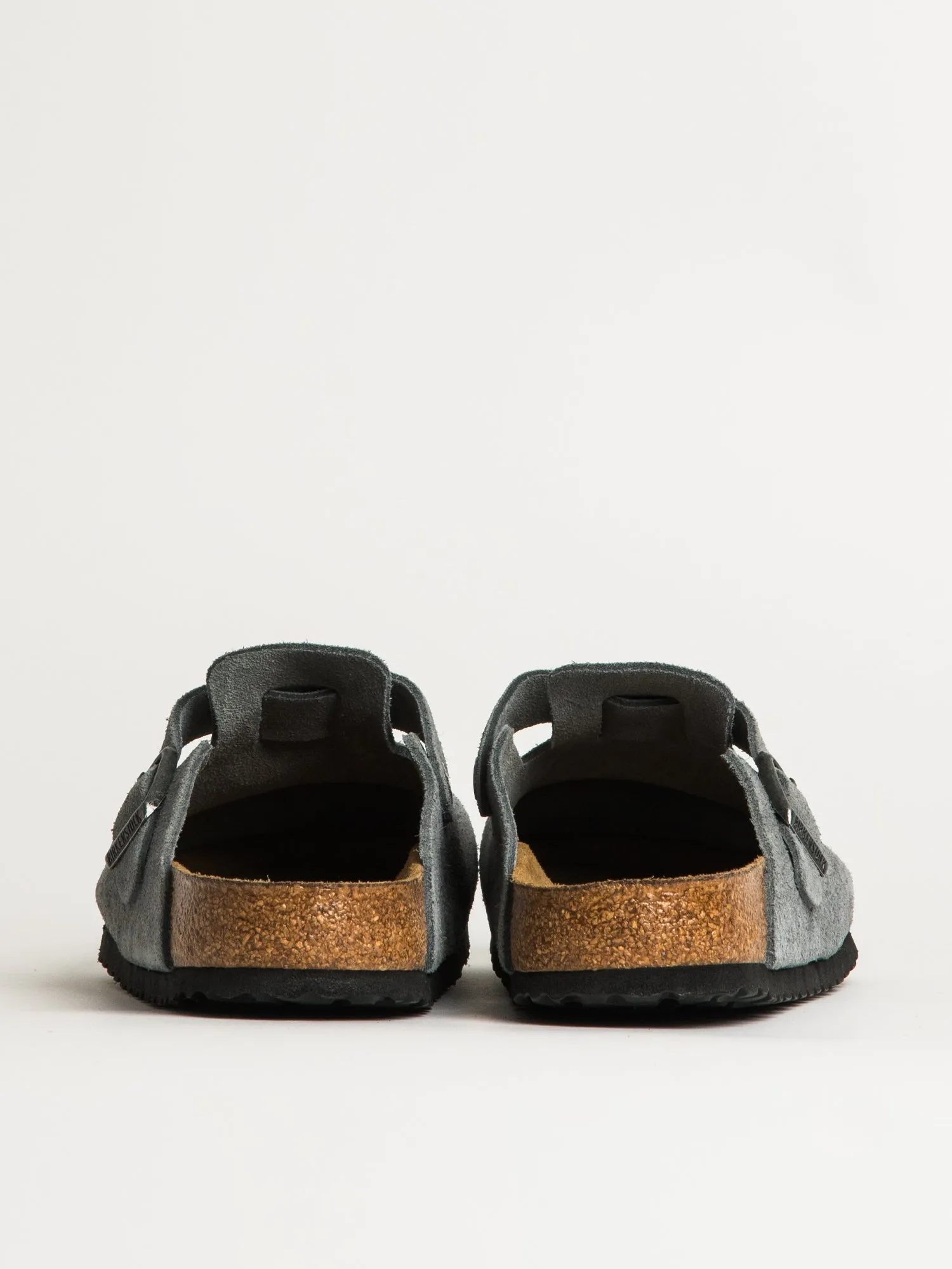 MENS BIRKENSTOCK BOSTON SOFT FOOTBED SUEDE SANDALS - REGULAR - BASALT GREY sold by Blackwell product image thumbnail 4