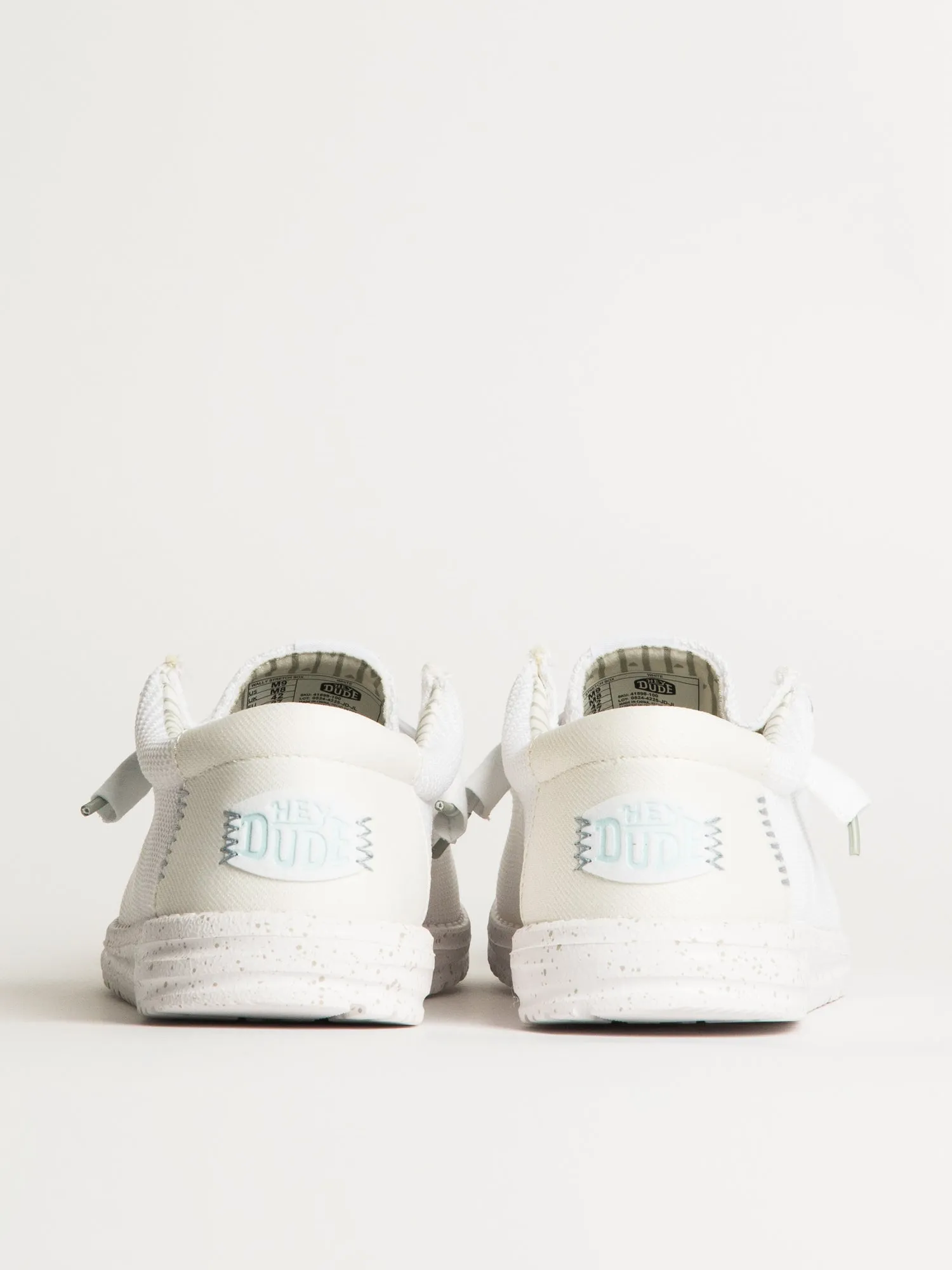 MENS HEYDUDE WALLY STRETCH SOX SLIP-ON - WHITE sold by Blackwell product image thumbnail 4