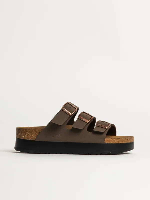 WOMENS BIRKENSTOCK FLORIDA III PLATFORM VEGAN SANDALS - MEDIUM/NARROW sold by Blackwell