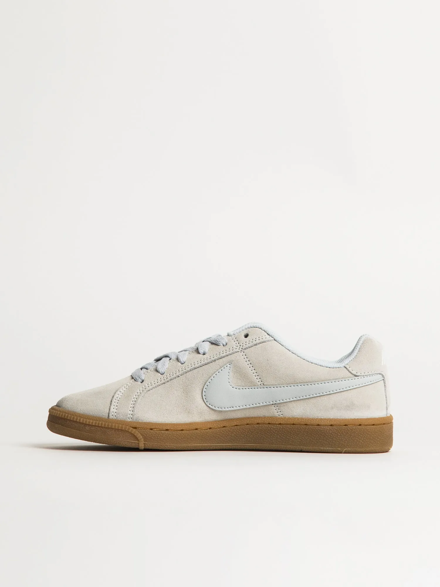 WOMENS NIKE COURT ROYALE SUEDE SNEAKERS - PLATINUM sold by Blackwell product image thumbnail 3