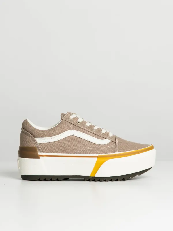 WOMENS VANS OLD SKOOL STACKED CANVAS - CLEARANCE sold by Blackwell