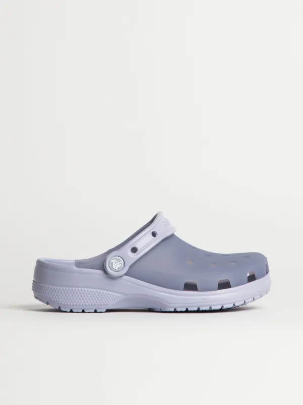WOMENS CROCS FROSTED CLOG - PURPLE sold by Blackwell