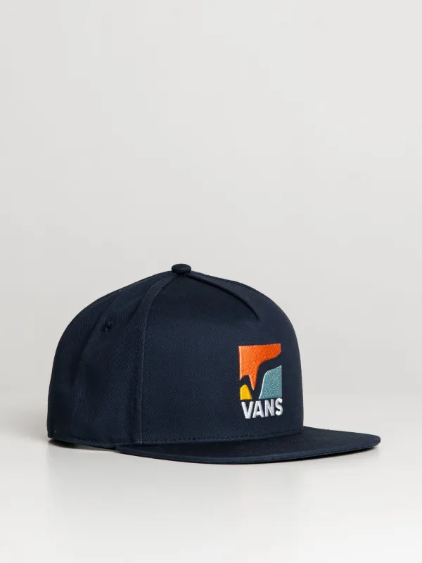 VANS DUNCAN SNAPBACK HAT - DRESS BLUES - CLEARANCE made by Vans