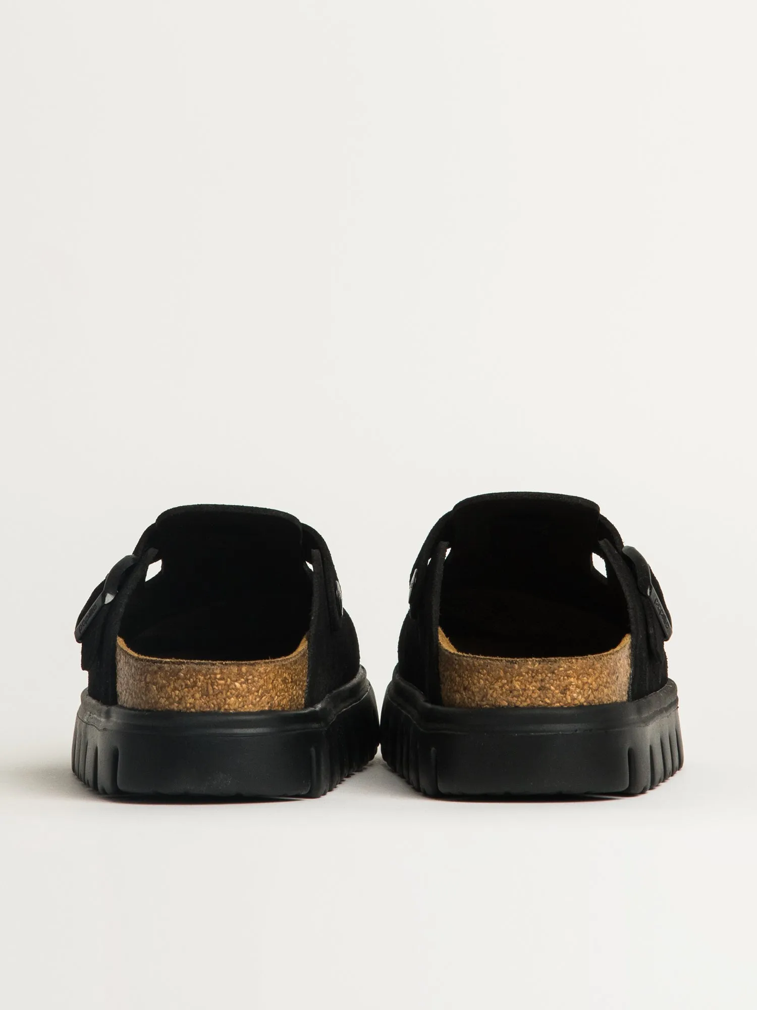 WOMENS BIRKENSTOCK BOSTON CHUNKY SUEDE - BLACK sold by Blackwell product image thumbnail 5