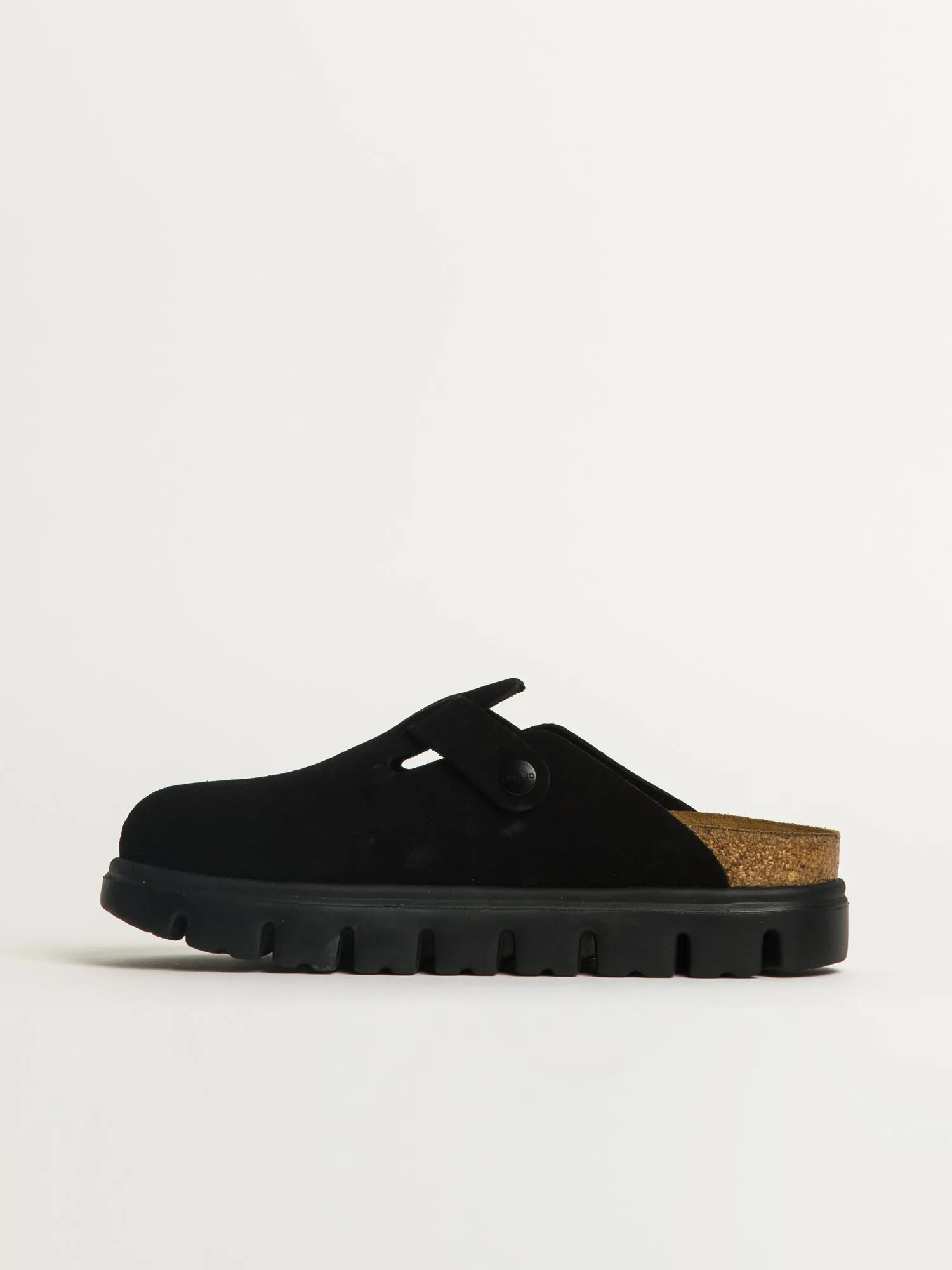 WOMENS BIRKENSTOCK BOSTON CHUNKY SUEDE - BLACK sold by Blackwell product image thumbnail 3