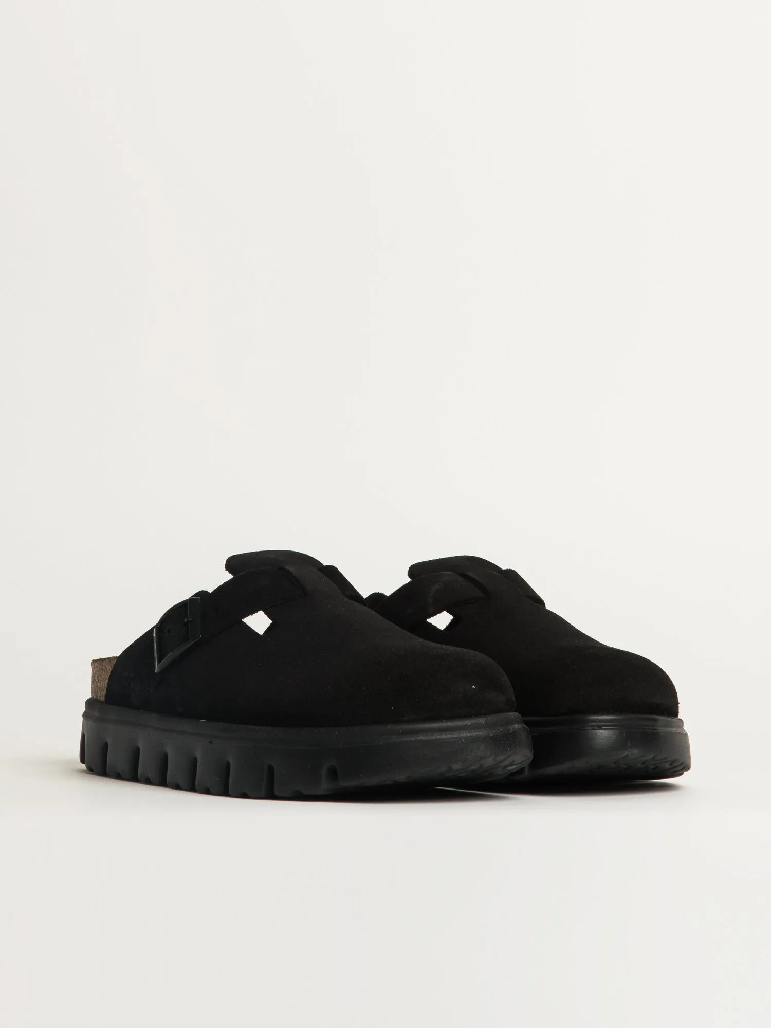 WOMENS BIRKENSTOCK BOSTON CHUNKY SUEDE - BLACK sold by Blackwell product image thumbnail 2