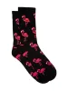 FLAMINGO SOCKS - BLACK sold by Blackwell