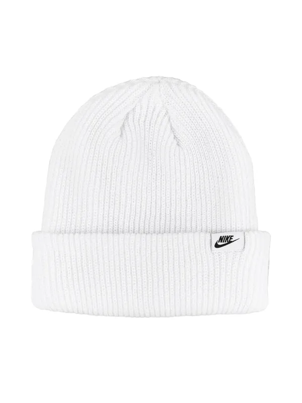 NIKE SHORT CUFF BEANIE - WHITE sold by Blackwell