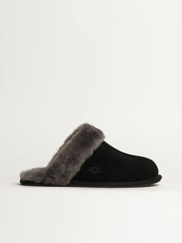 WOMENS UGG SCUFFETTE II SLIPPER - BLACK sold by Blackwell