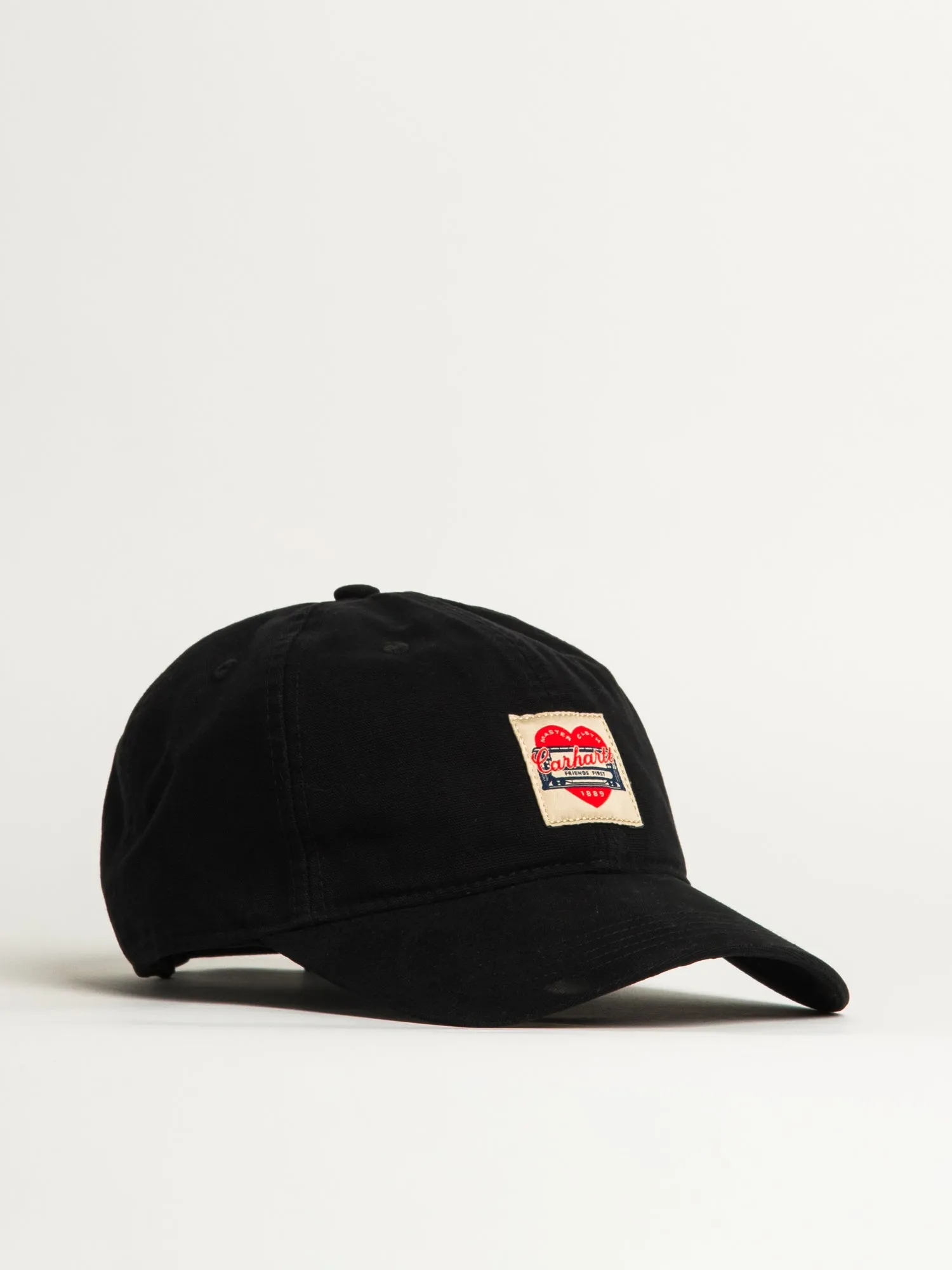CARHARTT HEART PATCH CANVAS BALLCAP - BLACK sold by Blackwell