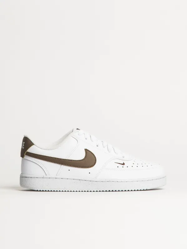 WOMENS NIKE COURT VISION LOW NEXT NATURE SNEAKER - WHITE sold by Blackwell