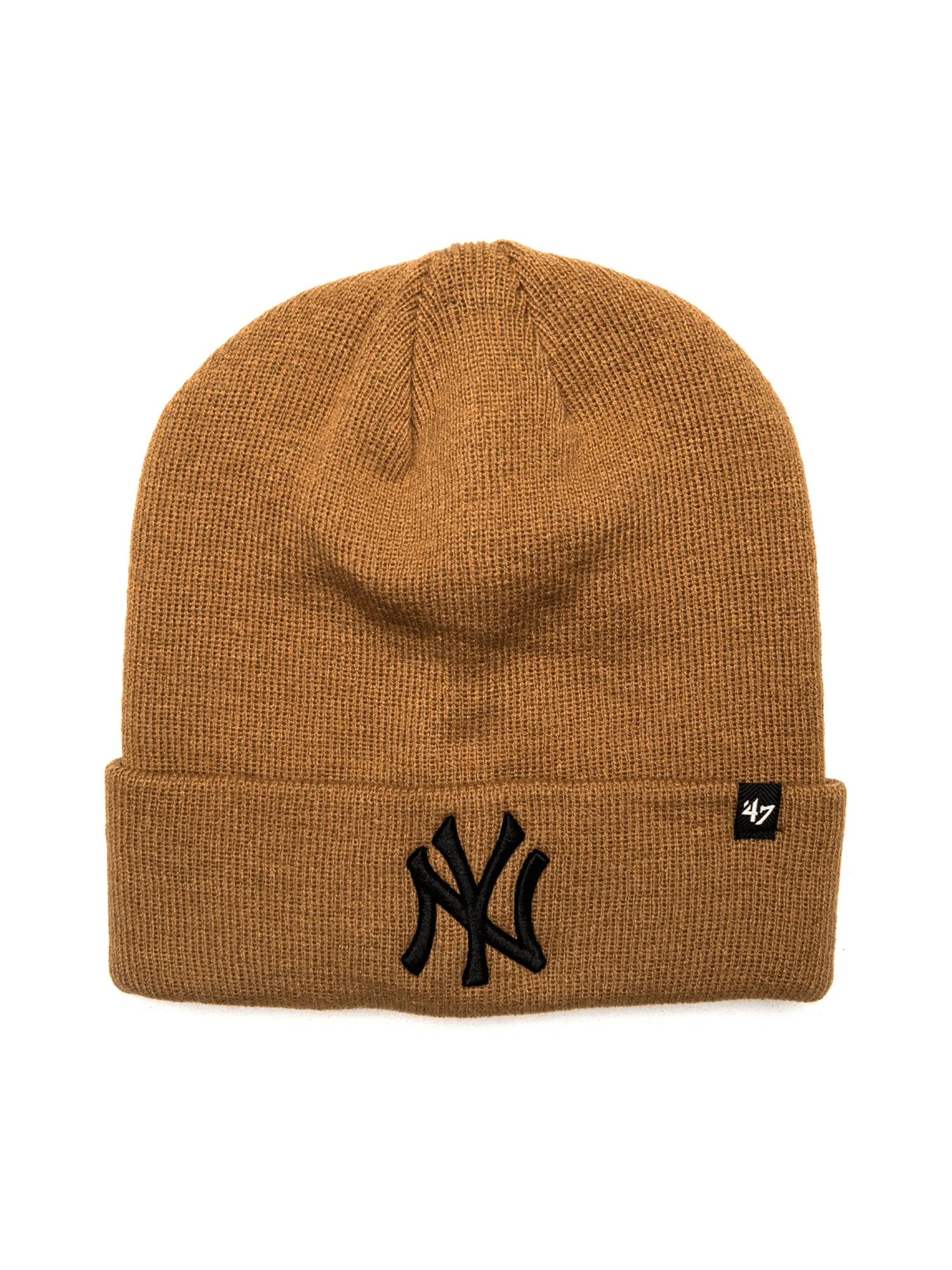 47 NY YANKEES RAISED CUFF KNIT TOQUE - CAMEL sold by Blackwell