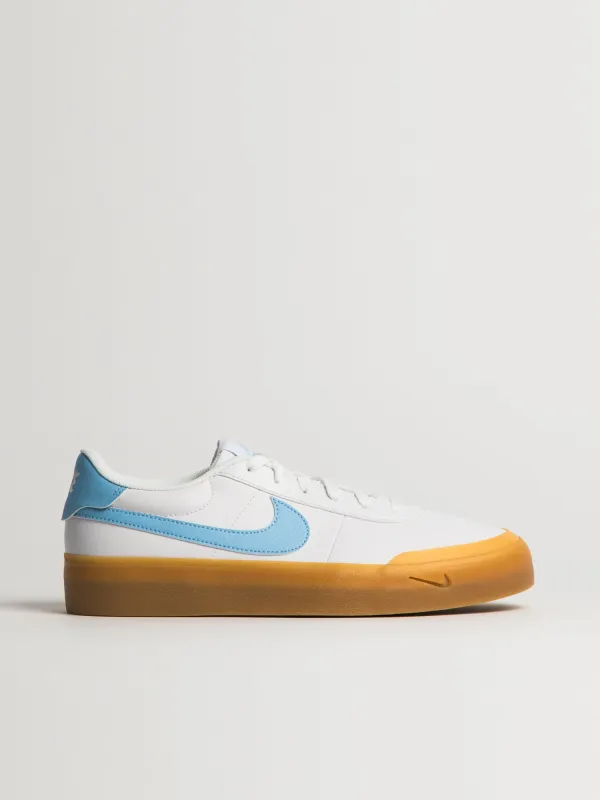 MENS NIKE COURT SHOT SNEAKERS - BLUE/WHITE sold by Blackwell