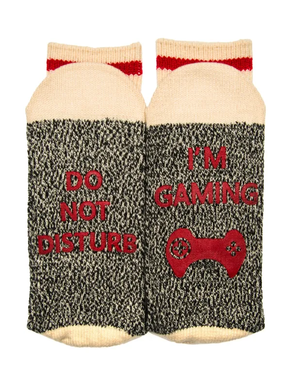 GAMING SOCKS - HEATHER GREY made by Boathouse