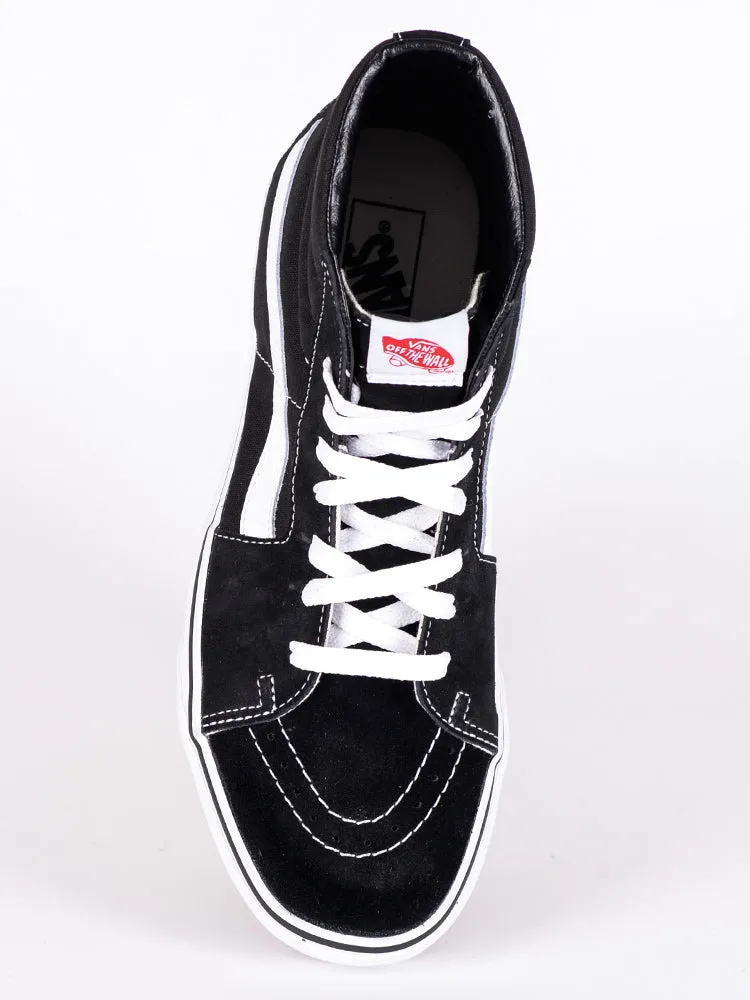 MENS VANS SK8 HI BLACK/WHITE SNEAKER sold by Blackwell product image thumbnail 3