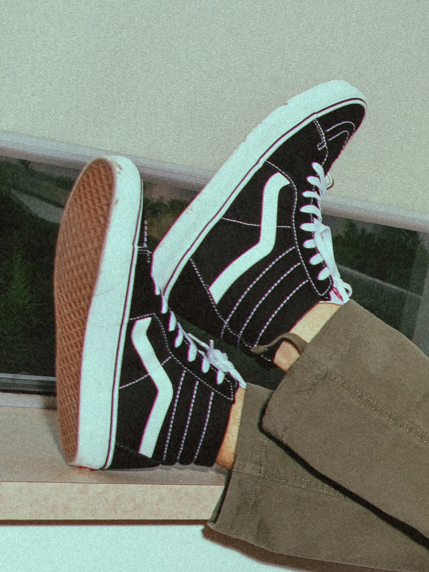 MENS VANS SK8 HI BLACK/WHITE SNEAKER sold by Blackwell product image thumbnail 5