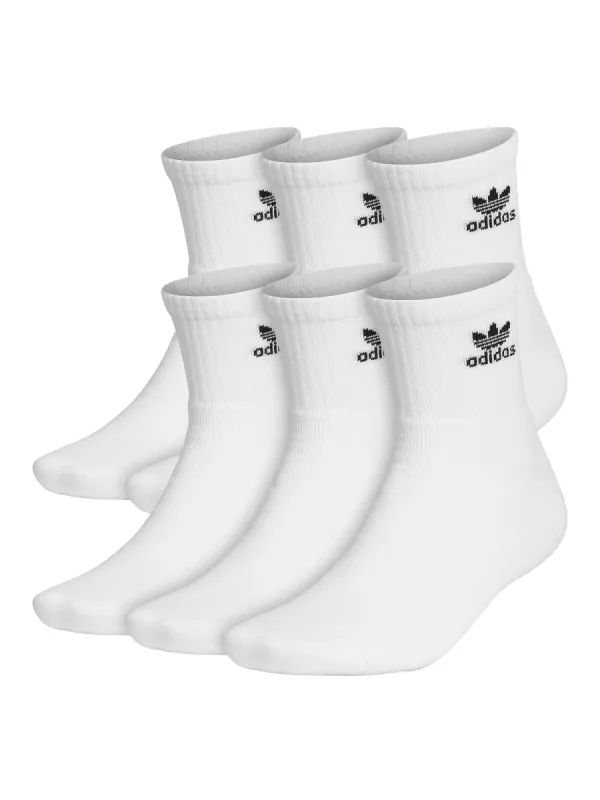 ADIDAS OG TREFOIL 6 PACK 1/4 SOCK sold by Blackwell
